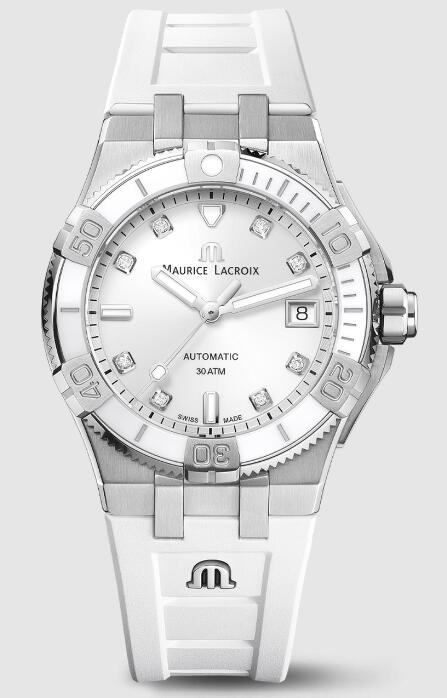 Review Best Maurice Lacroix AIKON AUTOMATIC VENTURER 38MM AI6057-SSL70-150-7 Replica watch - Click Image to Close